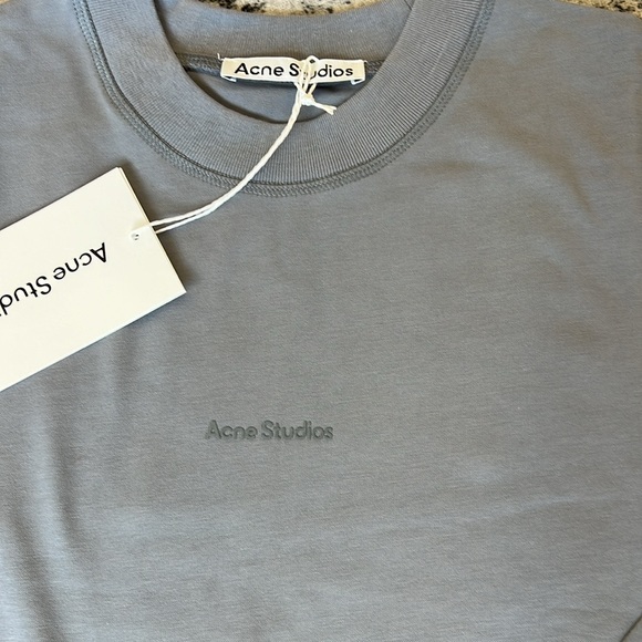 ACNE Organic Cotton Logo Longsleeve - Picture 3 of 12